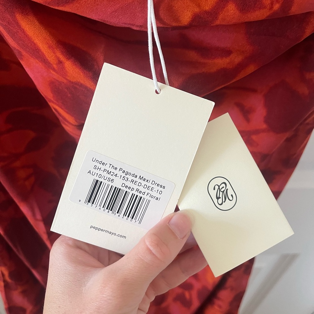 NWT Peppermayo Under The Pagoda Maxi Dress- Size 6 - Picture 8 of 10